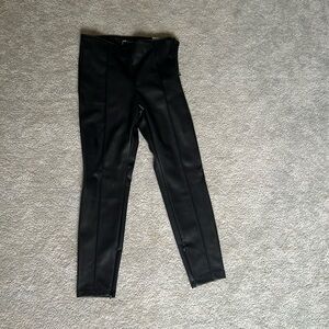 Faux leather leggings